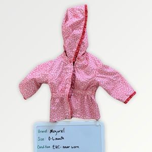 Mayoral baby girl reversible raincoat